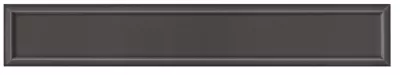 Imperial Pewter Frame Gloss Ceramic Subway Wall Tile - 4 x 24 in