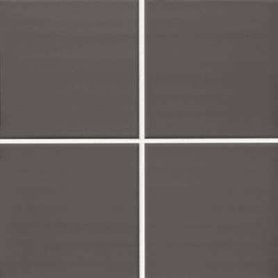 Imperial Pewter Matte Ceramic Subway Wall Tile - 6 in.