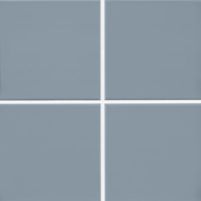 Imperial Slate Blue Gloss Ceramic Subway Wall Tile - 6 in.