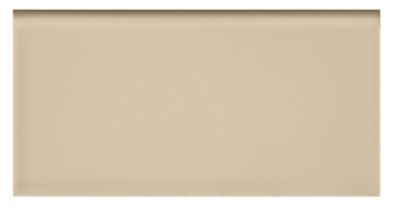 Imperial Sand Gloss REL Ceramic Wall Trim Tile - 3 x 6 in.