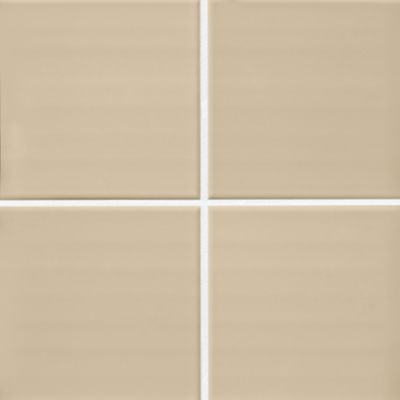 Imperial Sand Gloss Ceramic Subway Wall Tile - 6 in.