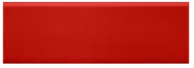 Imperial Red Gloss REL Ceramic Wall Trim Tile - 4 x 12 in.