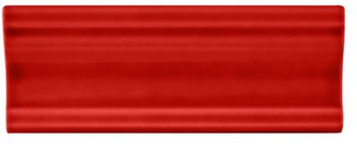 Imperial Red Gloss Cornice Ceramic Wall Trim Tile - 8 in.