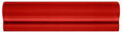 Imperial Red Gloss London Ceramic Wall Trim Tile - 8 in.