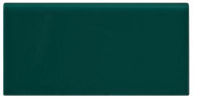 Imperial Kelly Green Gloss REL Ceramic Wall Trim Tile - 3 x 6 in.