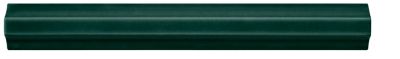 Imperial Kelly Green Gloss Large Pencil Ceramic Wall Trim Tile - 8 in.