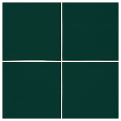 Imperial Kelly Green Gloss Ceramic Subway Wall Tile - 6 in.