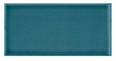 Imperial Turquoise Gloss RES Ceramic Wall Trim Tile - 3 x 6 in.