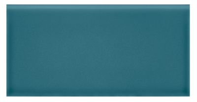 Imperial Turquoise Gloss REL Ceramic Wall Trim Tile - 3 x 6 in.