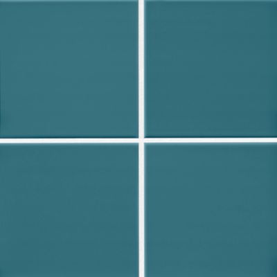 Imperial Turquoise Gloss Ceramic Subway Wall Tile - 6 in.