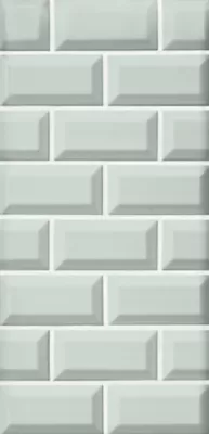 Imperial Mint Bevel Gloss Ceramic Subway Wall Tile - 3 x 6 in