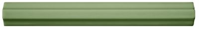 Imperial Sage Gloss Large Pencil Ceramic Wall Trim Tile - 8 in.