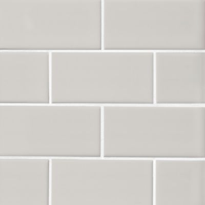 Imperial Gris Matte Ceramic Subway Wall Tile - 3 x 6 in.
