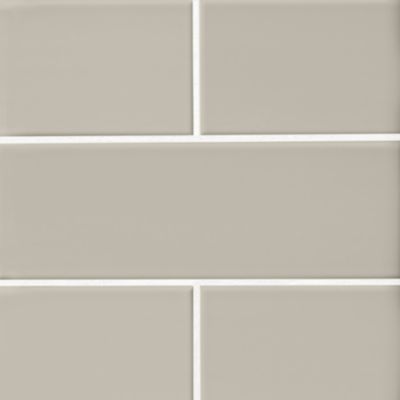 Imperial Oatmeal Matte Ceramic Subway Wall Tile - 4 x 12 in.