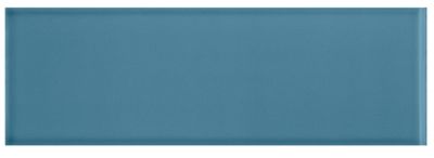 Imperial Ocean Blue Gloss RES Ceramic Wall Trim Tile - 4 x 12 in.