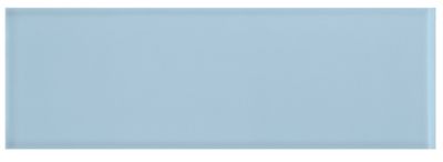 Imperial Sky Blue Gloss RES Ceramic Wall Trim Tile - 4 x 12 in.
