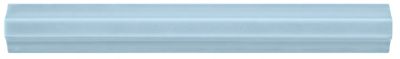 Imperial Sky Blue Gloss Large Pencil Ceramic Wall Trim Tile - 8 in.