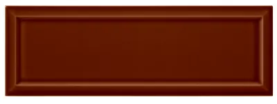 Imperial Sienna Frame Gloss Ceramic Subway Wall Tile - 4 x 12 in