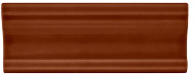 Imperial Sienna Gloss Cornice Ceramic Wall Trim Tile - 8 in.