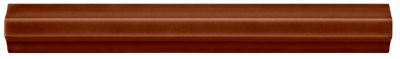 Imperial Sienna Gloss Large Pencil Ceramic Wall Trim Tile - 8 in.