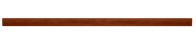 Imperial Sienna Gloss Square Pencil Ceramic Wall Trim Tile - 12 in.