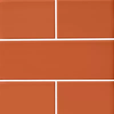 タイラー　インペリアル Imperial Spice Gloss Ceramic Subway Wall Tile - 4 x 12 in