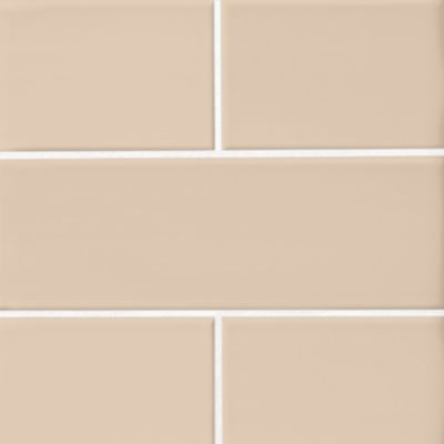 Imperial Blush Gloss Ceramic Subway Wall Tile - 4 x 12 in.