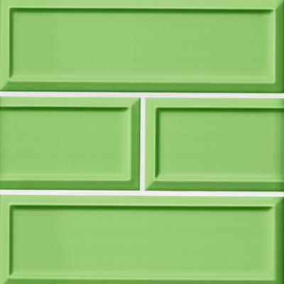 Imperial Limen Frame Gloss Ceramic Subway Wall Tile - 4 x 12 in.