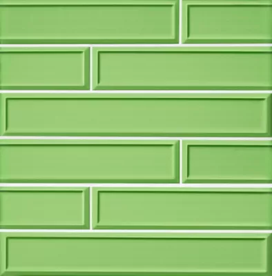 IMP．IMPERIAL Imperial Limen Frame Gloss Ceramic Subway Wall Tile - 4 x 24 in
