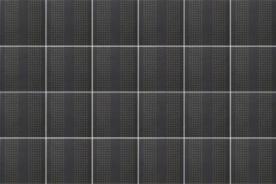 Pixel 2 Black AC Ceramic Wall Tile - 11 x 11 in. - The Tile Shop