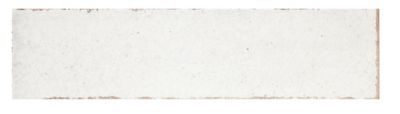 Annie Selke Artisanal White Ceramic Wall Tile - 3 x 12 in.