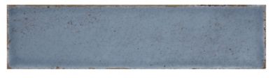 Annie Selke Artisanal Smokey Blue Ceramic Wall Tile - 3 x 12 in.