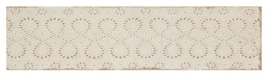 Annie Selke Artisanal Cream Lace - 3 x 12 in.