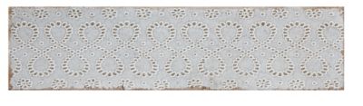 Annie Selke Artisanal Pearl Grey Lace Ceramic Wall Tile - 3 x 12 in.