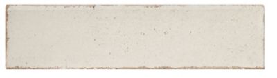 Annie Selke Artisanal Cream REL Bullnose Ceramic Wall Trim Tile - 3 x 12 in.