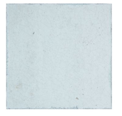 Annie Selke Artisanal Ice Blue Ceramic Wall Tile - 6 x 6 in.