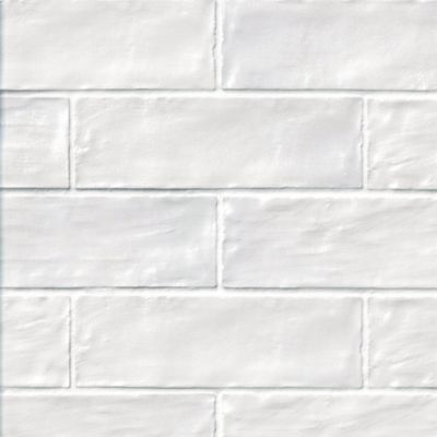 Riad White Ceramic Wall Tile - 4 x 4 in. - The Tile Shop