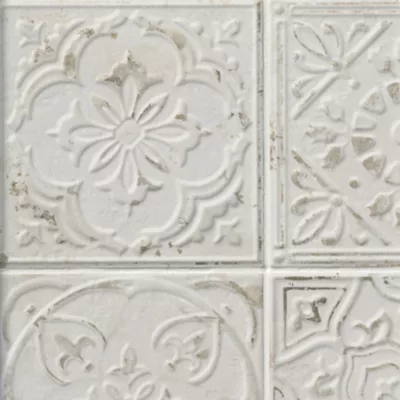 Victoria Blanc Ceramic Wall Tile Sample - The Tile Shop