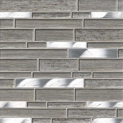 Sherborne Shimmer Athens Glass and Metal Mosaic Wall Tile