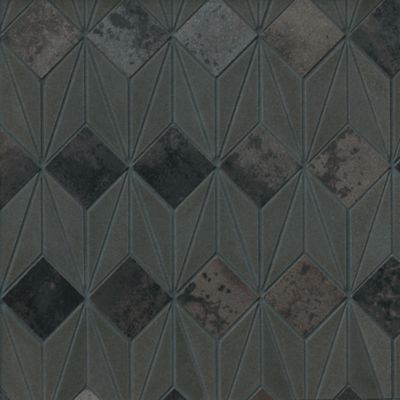 Andesite Starburst Stone Mosaic Wall Tile