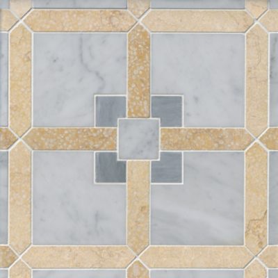 Turner Marfil Marble Mosaic Wall and Floor Tile