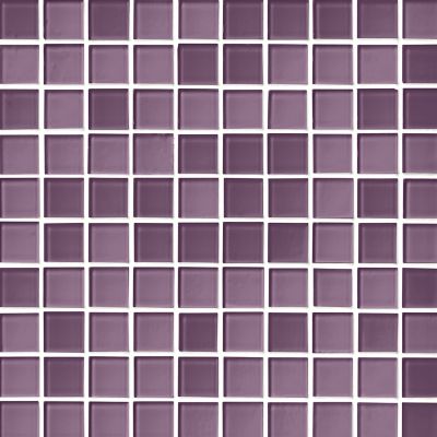 Glass Grape Blend Mosaic Wall and Floor Tile - 1 in.