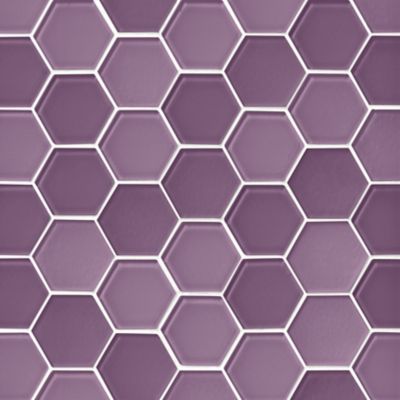 Purple Hexagon Tiles