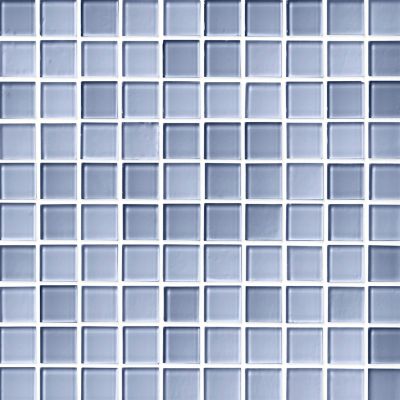 Glass Periwinkle Blend Mosaic Wall and Floor Tile - 1 in.