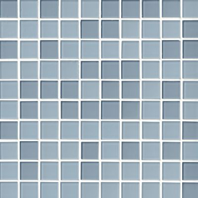 Glass Storm Blend Mosaic Wall and Floor Tile - 1 in.