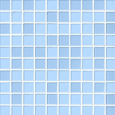 Glass Cornflower Blend Mosaic Wall and Floor Tile - 1 in.