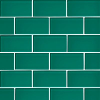 Glass Teal Amalfi Mosaic Wall and Floor Tile