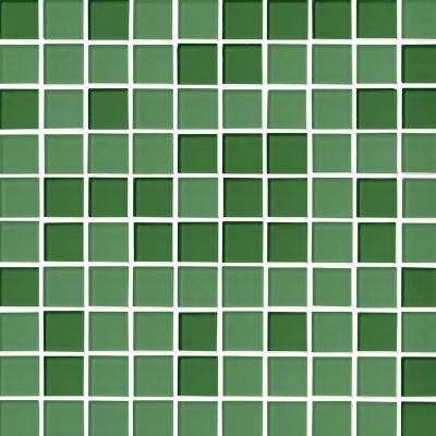 Glass Shamrock Blend Mosaic Wall and Floor Tile - 1 in.