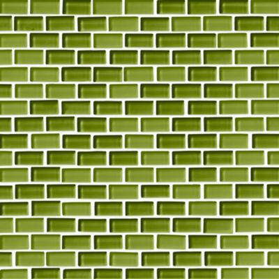 Glass Melon Blend Cardine Mosaic Wall and Floor Tile