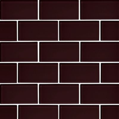 Glass Chocolate Amalfi Mosaic Wall and Floor Tile